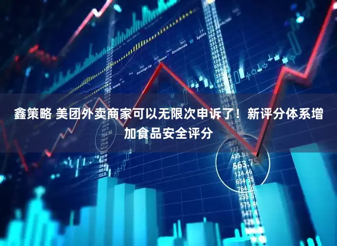 鑫策略 美团外卖商家可以无限次申诉了!新评分体系增加食品安全评分
